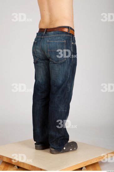 Leg Whole Body Man Animation references Casual Jeans Average Studio photo references