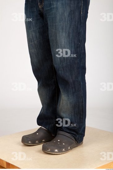 Calf Whole Body Man Animation references Casual Jeans Average Studio photo references