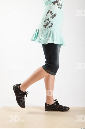 Leg Whole Body Woman Animation references Casual Slim Leggings Studio photo references