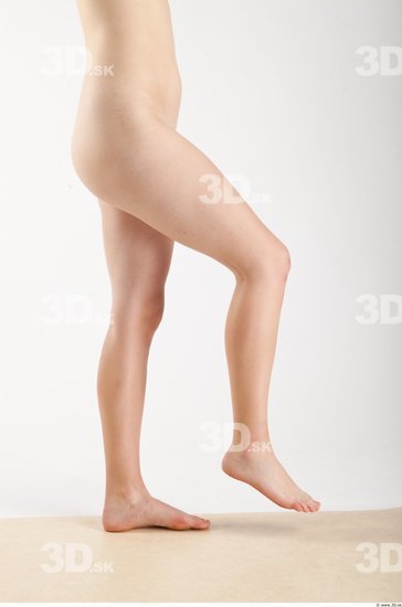 Leg Whole Body Woman Nude Casual Slim Studio photo references