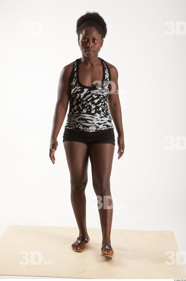 Whole Body Woman Animation references Black Sports Average Studio photo references