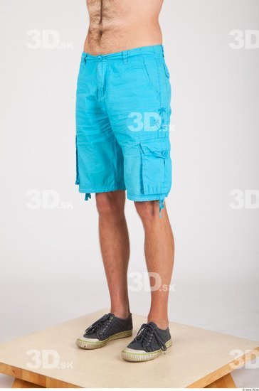 Leg Whole Body Man Casual Shorts Athletic Studio photo references