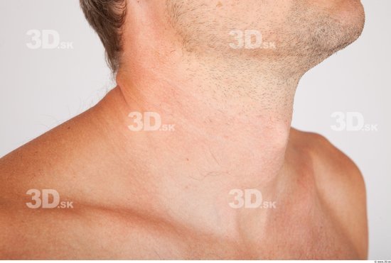Neck Whole Body Man Casual Athletic Studio photo references