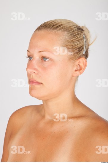 Whole Body Head Woman Animation references Nude Casual Average Studio photo references