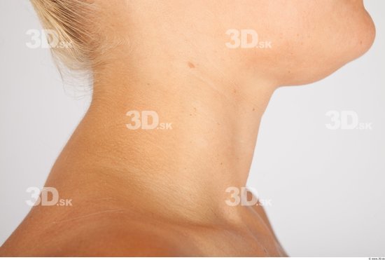 Neck Whole Body Woman Nude Casual Average Studio photo references