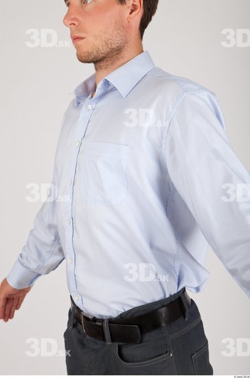 Chest Whole Body Man Formal Shirt Athletic Studio photo references
