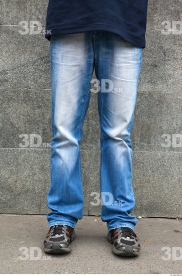 Leg Man Casual Jeans Average Street photo references