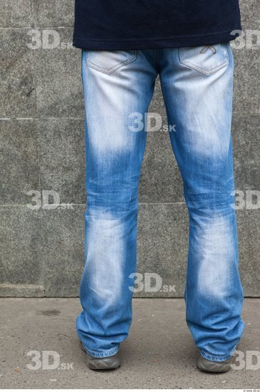 Leg Man Casual Jeans Average Street photo references