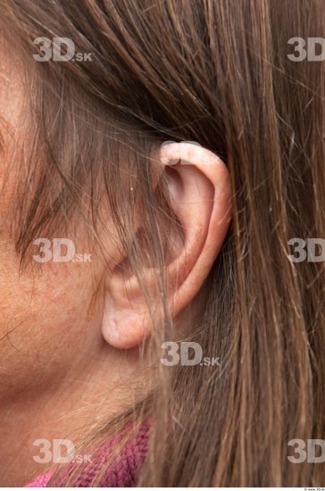 Ear Woman Casual Average Wrinkles Street photo references
