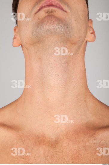 Neck Whole Body Man Casual Athletic Studio photo references