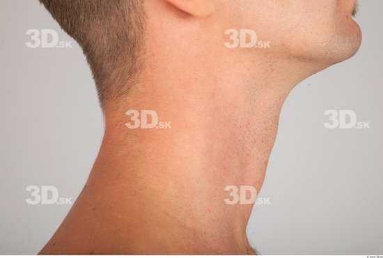 Neck Whole Body Man Casual Athletic Studio photo references