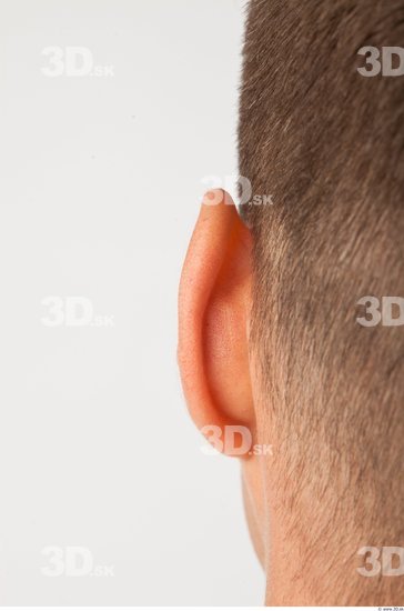 Ear Whole Body Man Casual Athletic Studio photo references