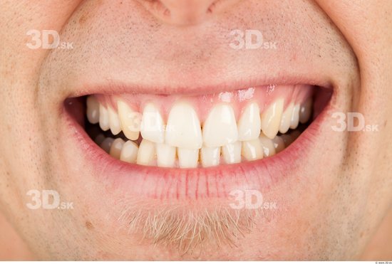 Whole Body Teeth Man Casual Athletic Studio photo references