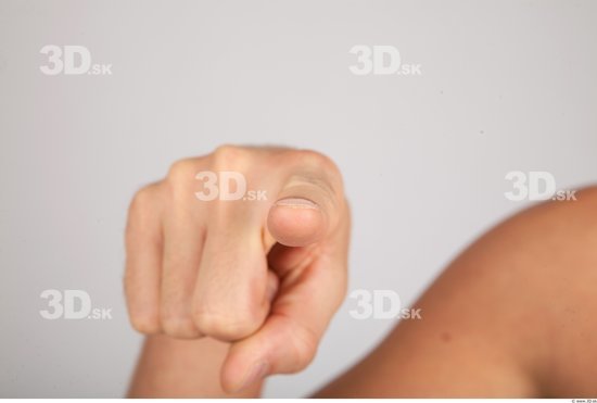 Fingers Whole Body Man Casual Athletic Studio photo references