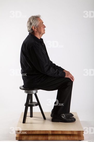 Whole Body Man Artistic poses White Formal Average Wrinkles