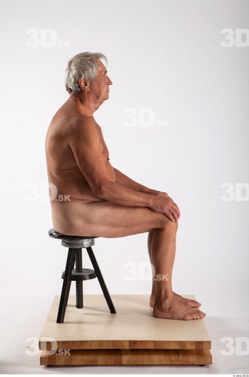 Whole Body Man Artistic poses White Nude Average Wrinkles