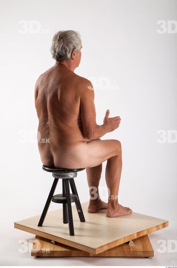 Whole Body Man Artistic poses White Nude Average Wrinkles