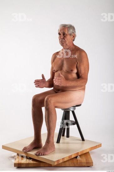 Whole Body Man Artistic poses White Nude Average Wrinkles