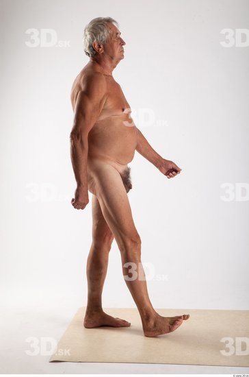 Whole Body Man Animation references White Nude Average Wrinkles