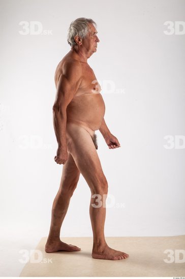 Whole Body Man Animation references White Nude Average Wrinkles