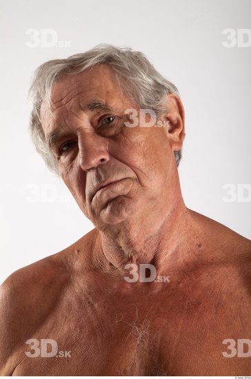 Head Man Animation references White Average Wrinkles