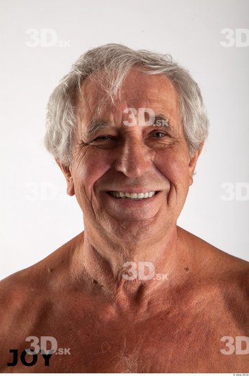 Head Emotions Man Animation references White Average Wrinkles