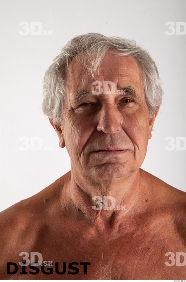 Head Emotions Man Animation references White Average Wrinkles