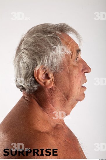 Head Emotions Man Animation references White Average Wrinkles