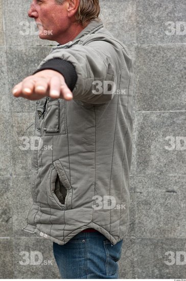 Upper Body Man Casual Jacket Average Street photo references