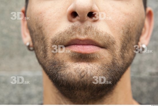 Mouth Casual Average Bearded Street photo references