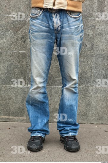 Leg Casual Jeans Average Street photo references