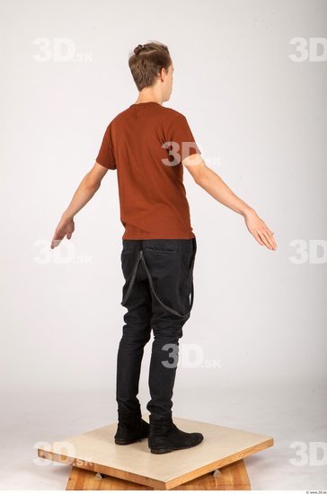 Whole Body Man Animation references Casual Slim Studio photo references