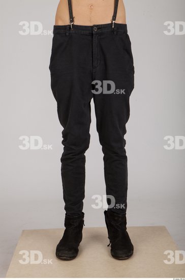 Leg Whole Body Man Casual Trousers Slim Studio photo references