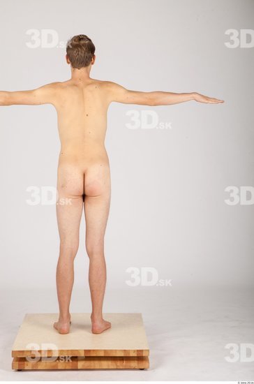 Whole Body Man T poses Nude Casual Slim Studio photo references