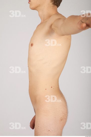 Upper Body Whole Body Man Nude Casual Slim Studio photo references