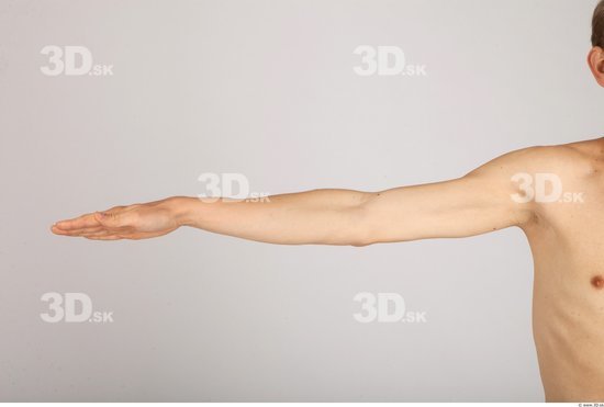 Arm Whole Body Man Casual Slim Studio photo references