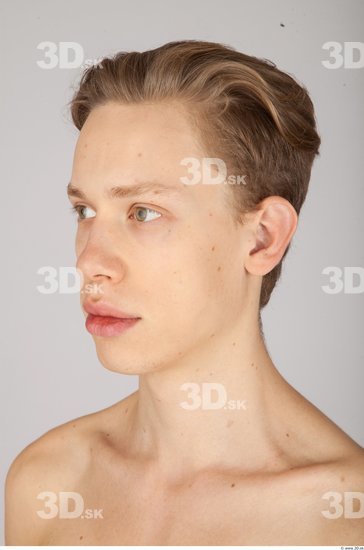 Whole Body Head Man Animation references Casual Slim Studio photo references