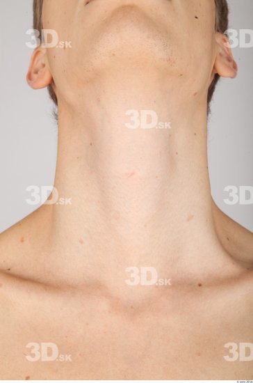 Neck Whole Body Man Nude Casual Slim Studio photo references