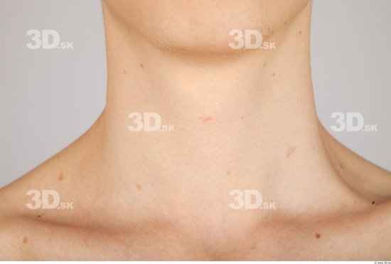 Neck Whole Body Man Nude Casual Slim Studio photo references