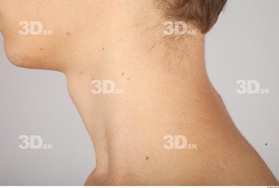 Neck Whole Body Man Nude Casual Slim Studio photo references