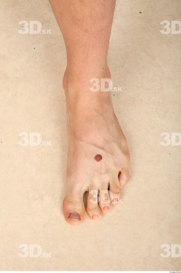 Foot Whole Body Man Nude Casual Slim Studio photo references