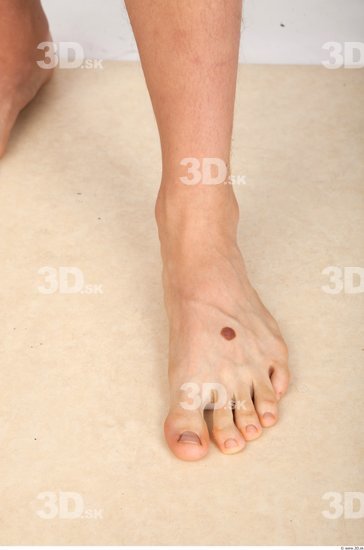 Foot Whole Body Man Nude Casual Slim Studio photo references