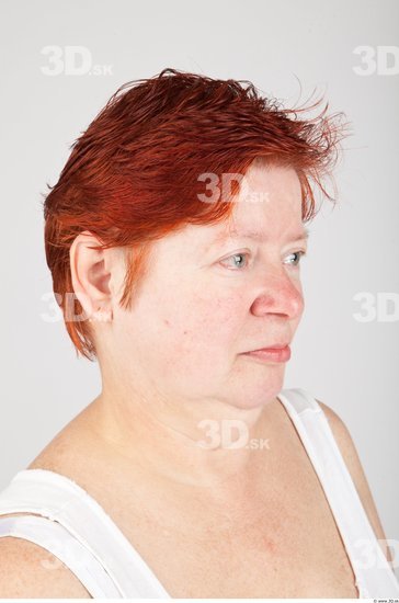 Head Woman White Average Wrinkles