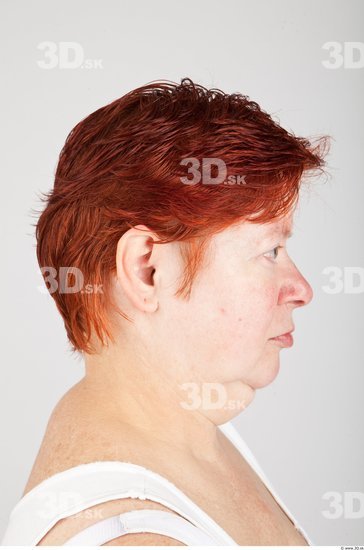 Head Woman White Average Wrinkles