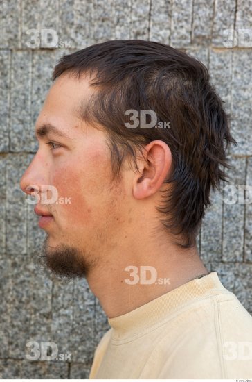 Mouth Man Casual Average Bearded Street photo references