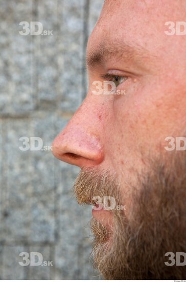 Nose Casual Average Bearded Street photo references