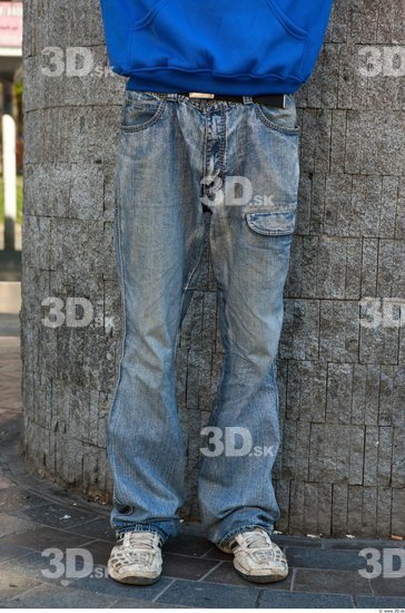 Leg Casual Jeans Average Street photo references