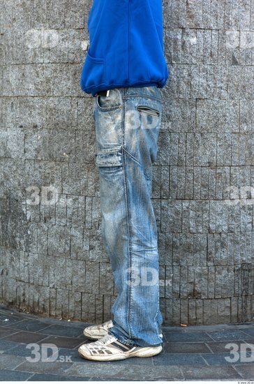 Leg Casual Jeans Average Street photo references