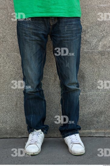 Leg Casual Jeans Average Street photo references