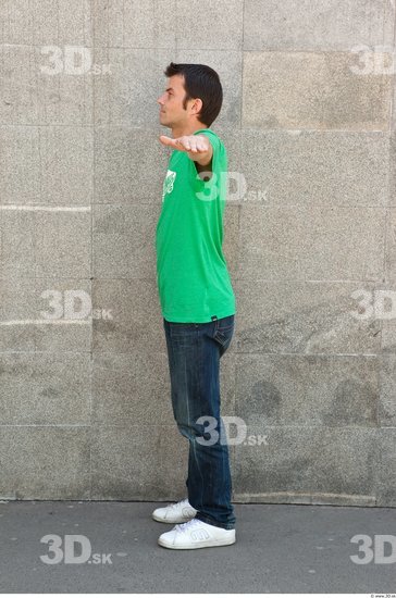 Whole Body T poses Casual Average Street photo references